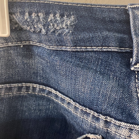 INC Denim Curvy Fit Boot Leg Studded Rhinestone Denim Jeans Size 6 - Picture 5 of 7